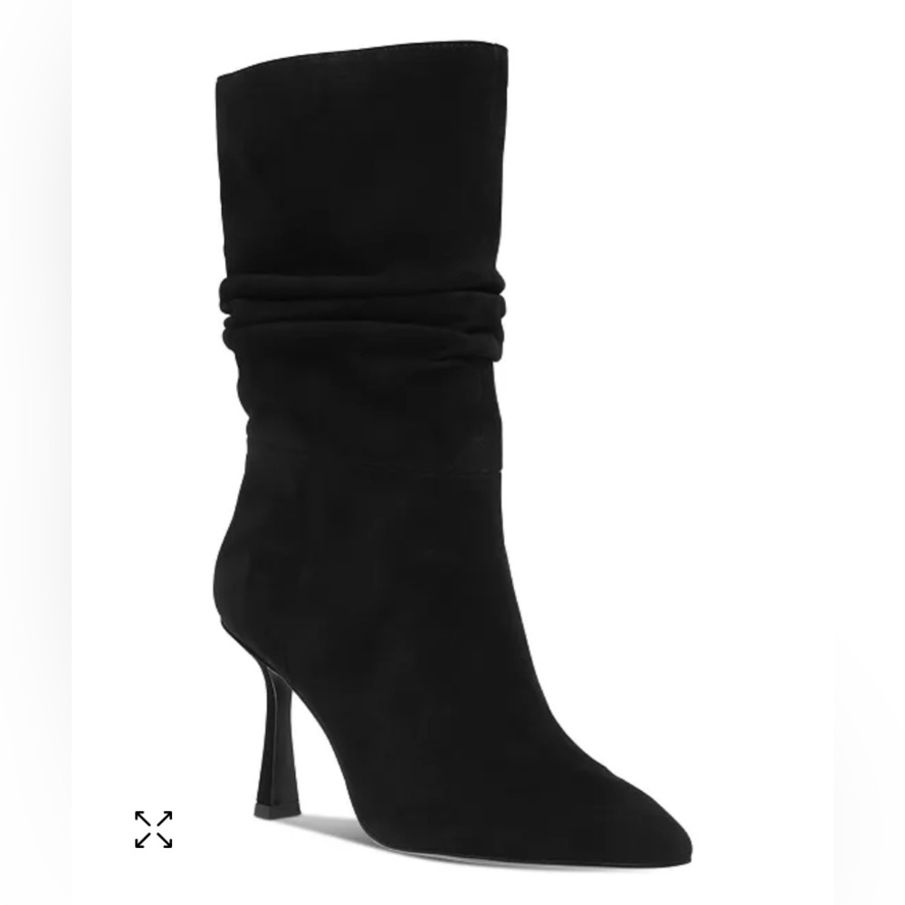 Steve Madden Jessamy Boot Black Suede. NWT